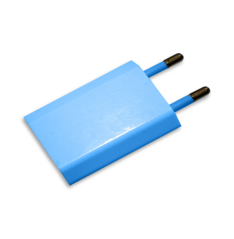 Cargador red USB Azul