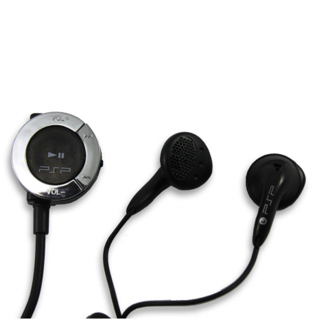 Auriculares con control remoto NEGRO