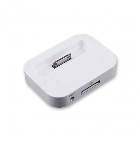 Base Dock con Cable USB Blanco