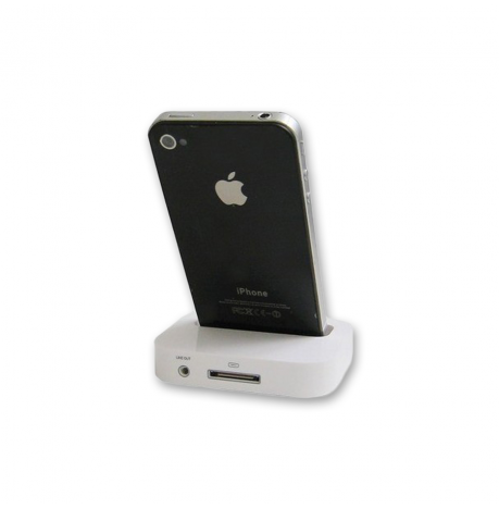 Base Dock con Cable USB Blanco