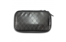 Bolsa de transporte COMPACTA DE PIEL NEGRA