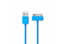 Cable Dock de Datos y Carga Iphone Azul