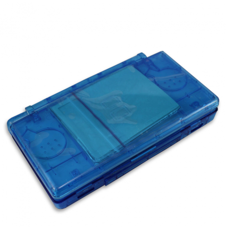Carcasa Completa AZUL TRANSPARENTE ALTA CALIDAD