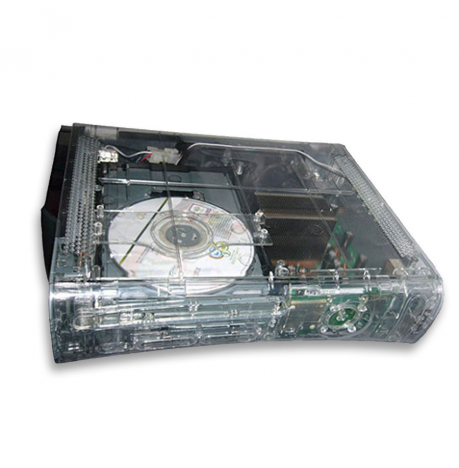 Carcasa Completa Xbox 360 Fat TRANSPARENTE