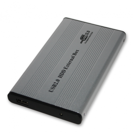 Carcasa Disco Duro 2.5" IDE Plata