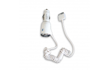 Cargador Coche iPhone Dock Blanco