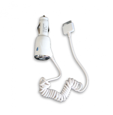 Cargador Coche iPhone Dock Blanco
