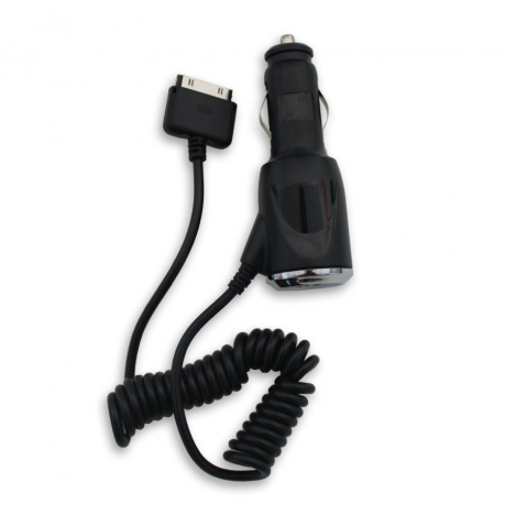 Cargador Coche iPhone Dock Negro