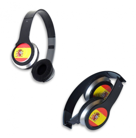 Cascos Negro Bandera España