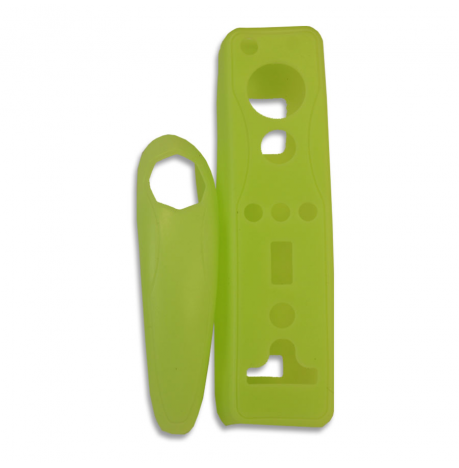Funda WiiMote Nunchuck Silicona Verde