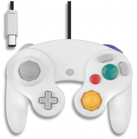 Mando Nintendo GameCube y Wii BLANCO