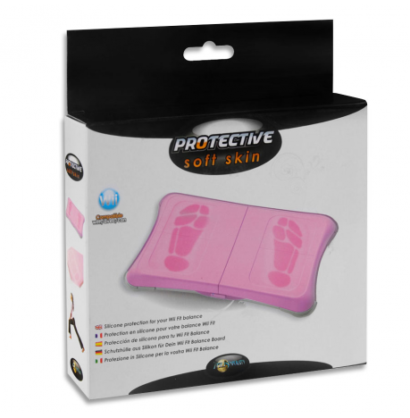 Protector Silicona Wii Fit Rosa